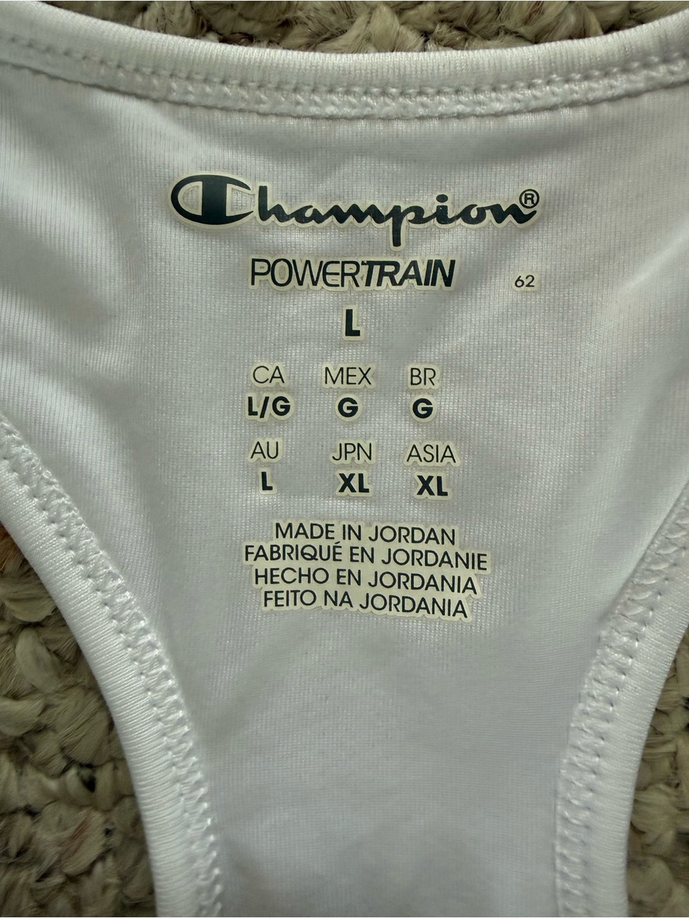 NWOT Champion PowerTrain Racerback/Built In Bra - Picture 3 of 9